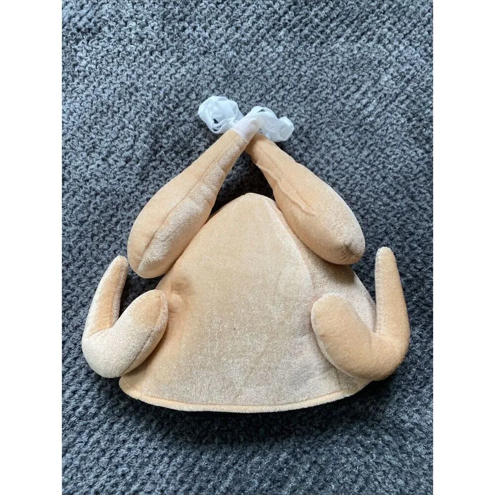 Turkey Novelty Hat Cookout Chicken BBQ Costume Chef Cap Thanksgiving Theater
